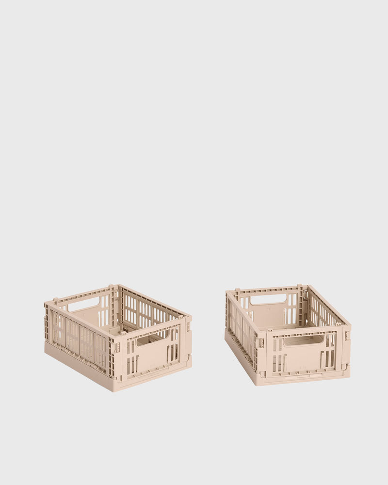 Hay Colour Crate Mini-Set of 2 beige