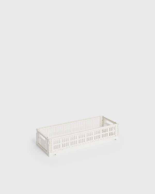 Hay Colour Crate Mini-Oblong white