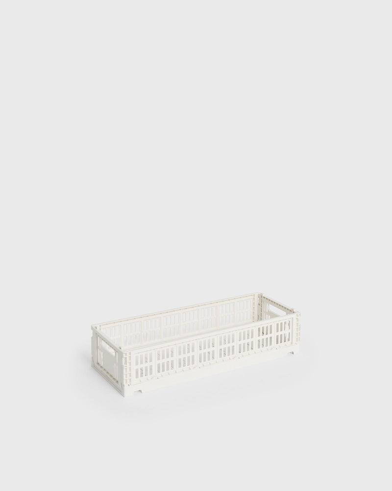 Hay Colour Crate Mini-Oblong white
