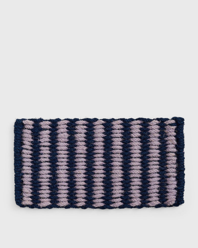 Hay Coco Door Mat-Stripe Wide multi|purple