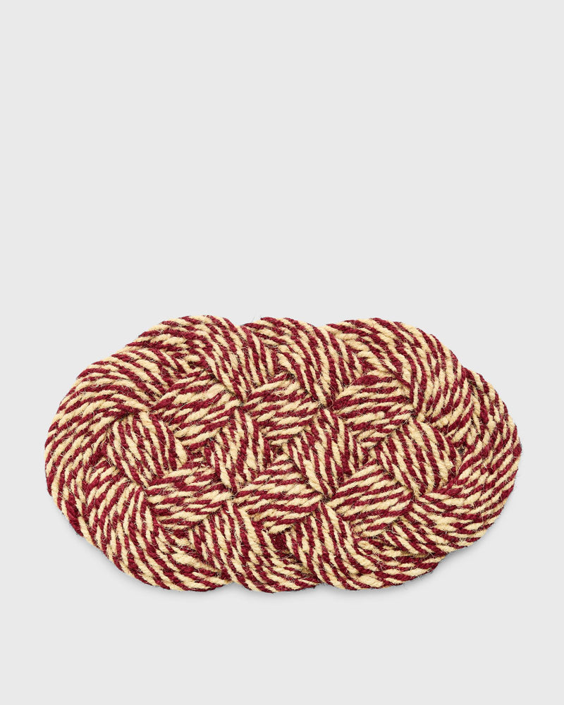 Hay Coco Door Mat Swirl red