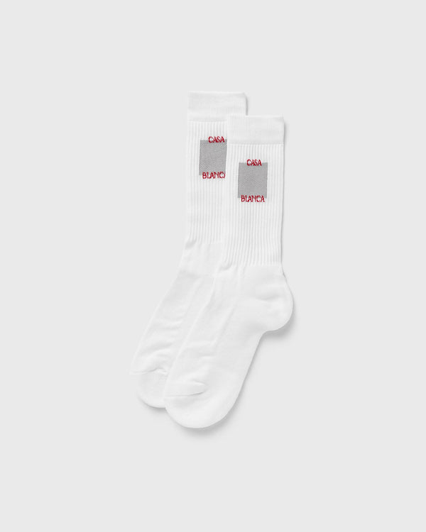 Casablanca UNISEX PRINTED SOCKS white