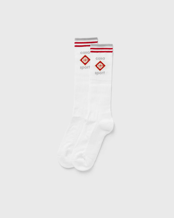 Casablanca UNISEX PRINTED BASKETBALL SOCKS white