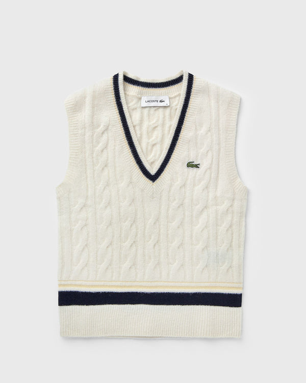 Lacoste KNIT VEST beige