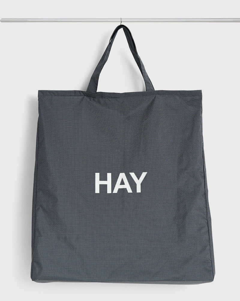 Hay Grid Bagx-Large Blue