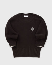 Lacoste Cotton Crew Neck Sweater Brown