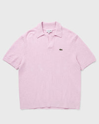 Lacoste Classic Fit Bouclò Knit Polo Shirt Pink
