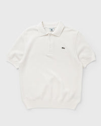 Lacoste French Made Archive Edition Polo Collar Sweater White