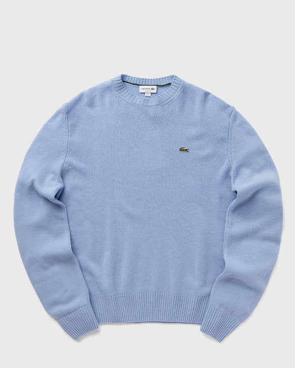 Lacoste WOOL CREW NECK SWEATER blue