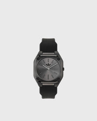 Adidas IP Black SST Case Black Dial Black Silicone Strap