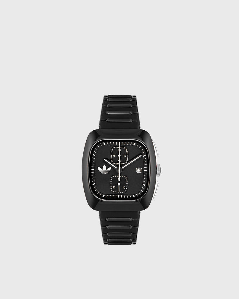 Adidas Black Eco-Ceramic Case Black Dial Black Bio-Resin Strap black