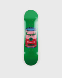 The Skateroom Andy Warhol Color Campbell's Soup Blood Deck green|beige