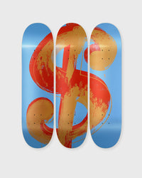 The Skateroom Andy Warhol Dollar Sign Blue Deck