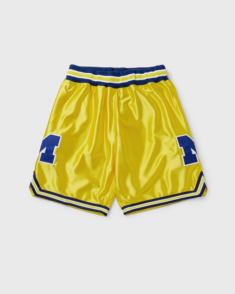 Mitchell & Ness NCAA Maize Shorts University OF Michigan 1991 yellow