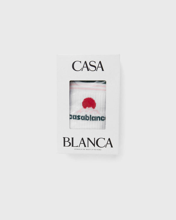 Casablanca PRINTED SPORTS SOCKS white