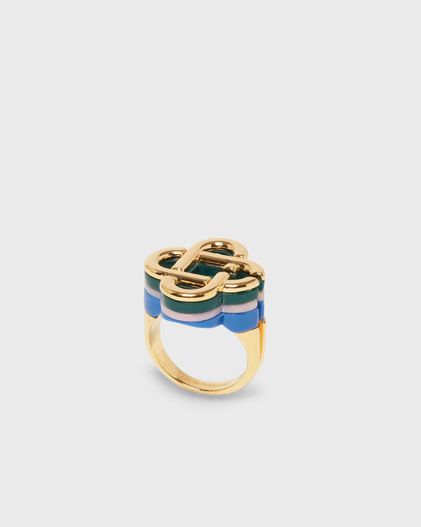 Casablanca HIKING STACKED RING gold