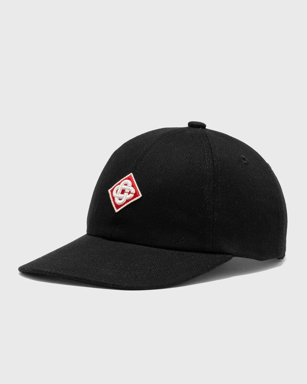 Casablanca DIAMOND LOGO PATCH CAP black