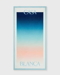 Casablanca PRINTED BEACH TOWEL blue