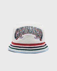Casablanca Crochet HAT white