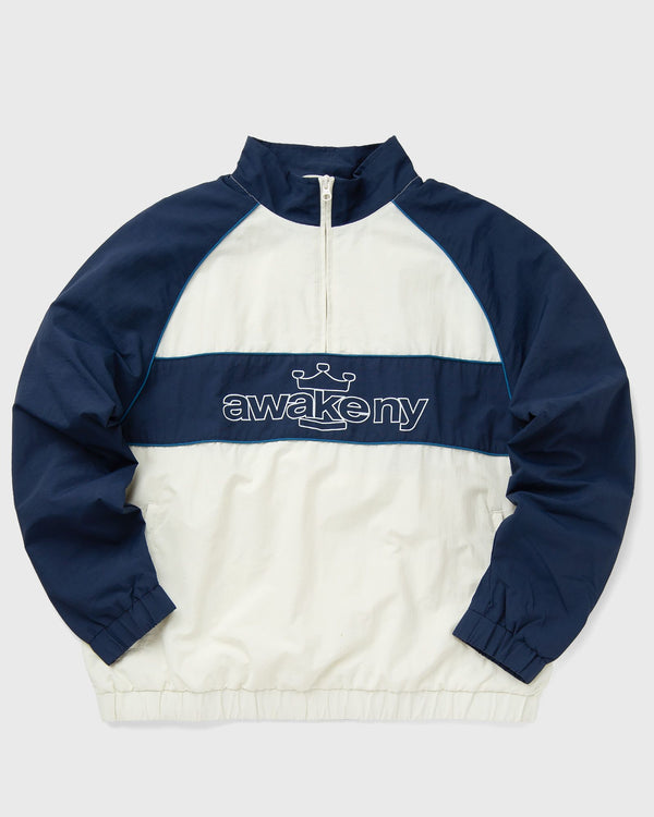 Awake NYLON QUARTER ZIP white