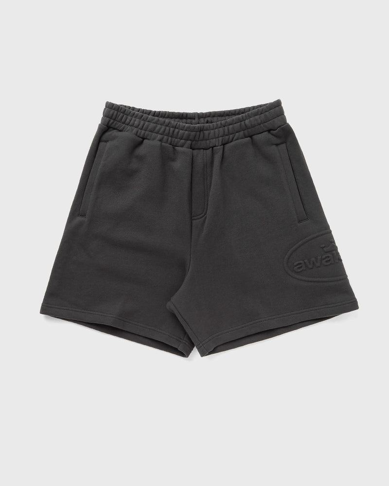 Awake DEBOSSED SWEATSHORTS black