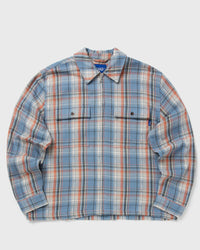 Awake Rivington Zip Flannel Blue