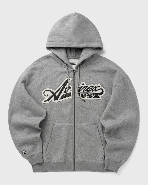 Avirex SCRIPT HOODIE grey