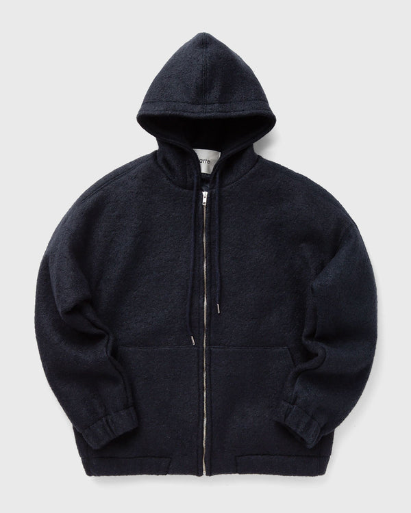 Arte Antwerp Boiled Wool Jacket blue