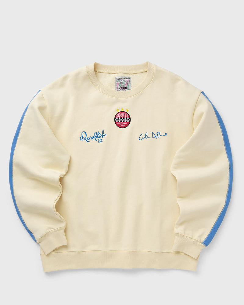 KidSuper Studios X Ronaldinho Crewneck Sweatshirt beige