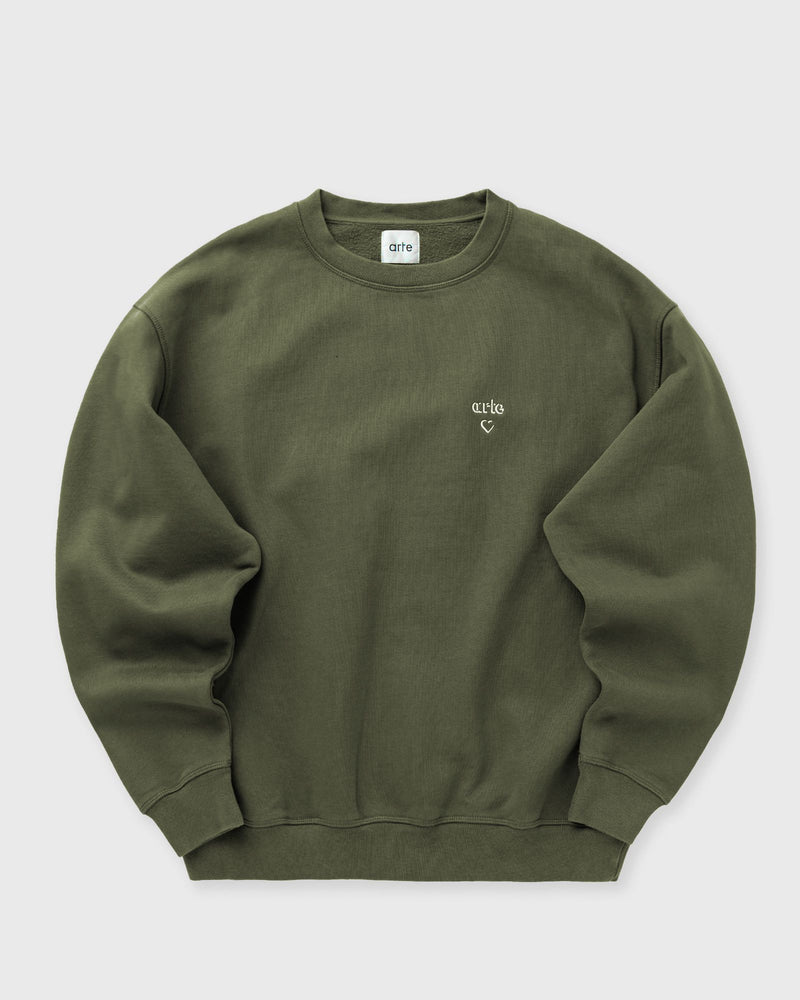 Arte Antwerp Arte Heart Crewneck green