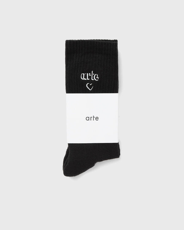 Arte Antwerp Heart Logo Socks black