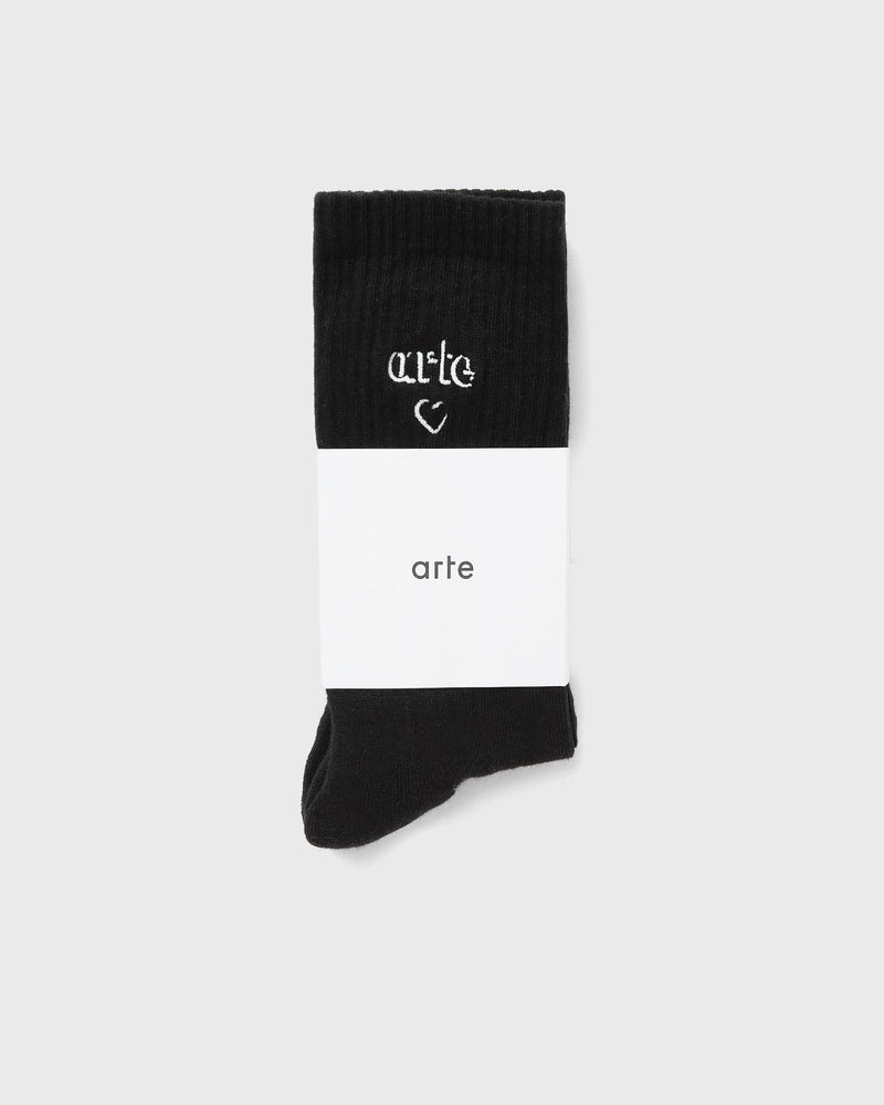 Arte Antwerp Heart Logo Socks black