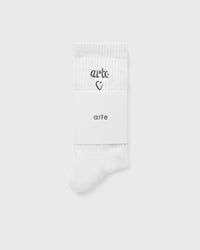 Arte Antwerp Heart Logo Socks white