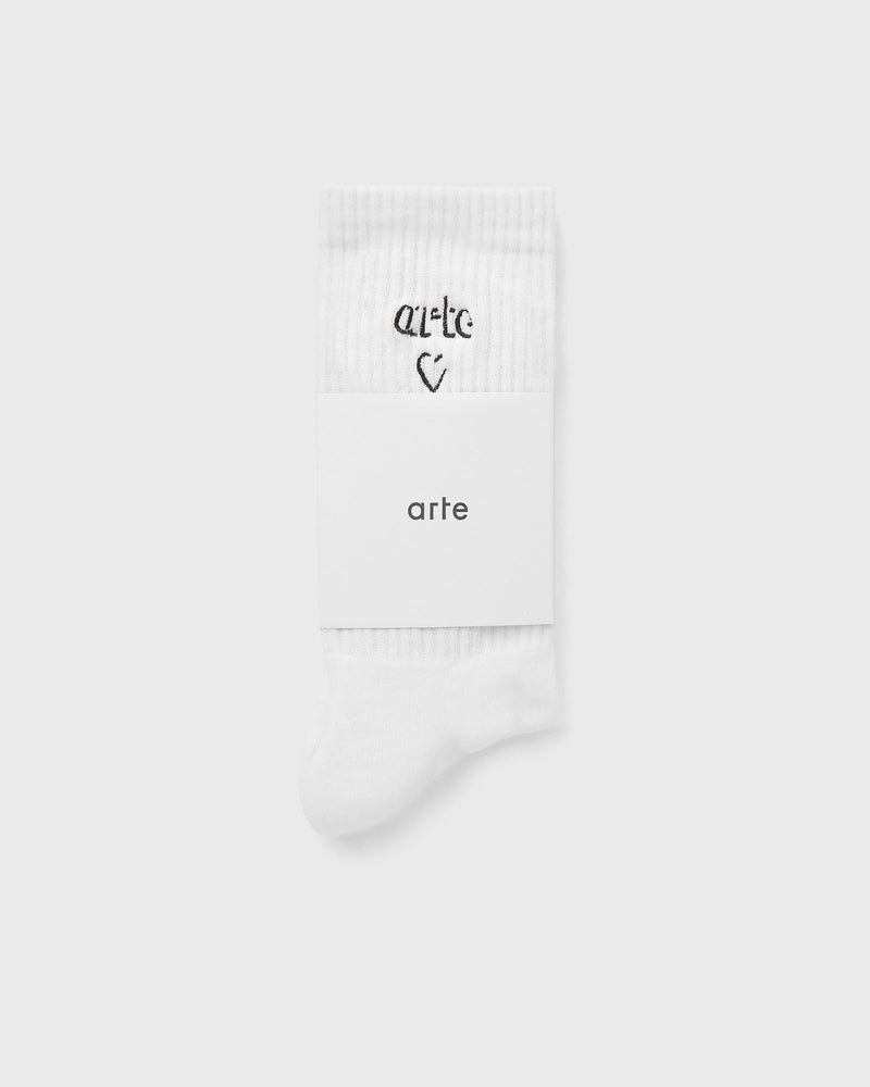 Arte Antwerp Heart Logo Socks white