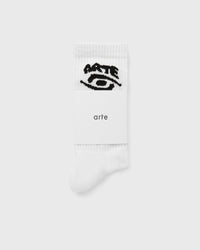 Arte Antwerp Eye Socks white