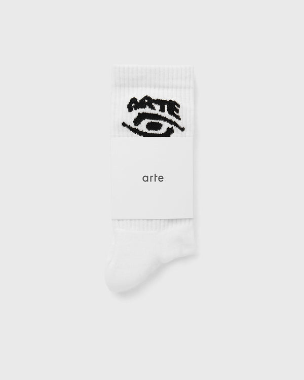 Arte Antwerp Eye Socks white