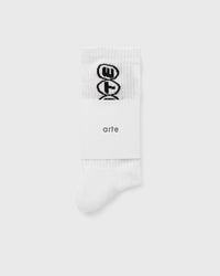 Arte Antwerp Circle Logo Socks white