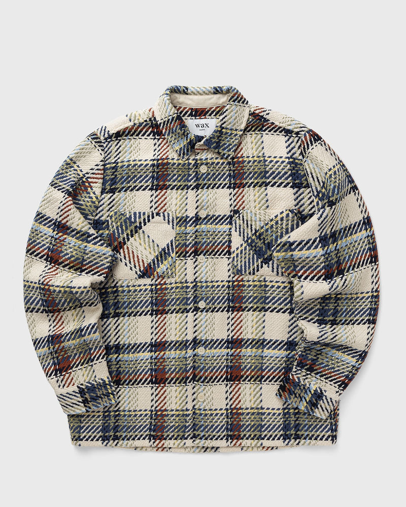Wax London WHITING OVERSHIRT JAZZ WEAVE white