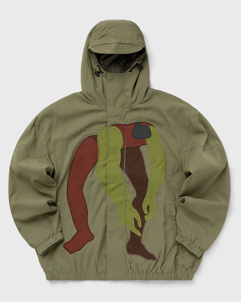 Kidsuper Studios Falling Guy Insulated Windbreaker green