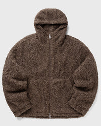 Cole Buxton ZIP Through Hooded Fleece brown