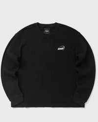 Boiler Room Waffle Long Sleeve Black