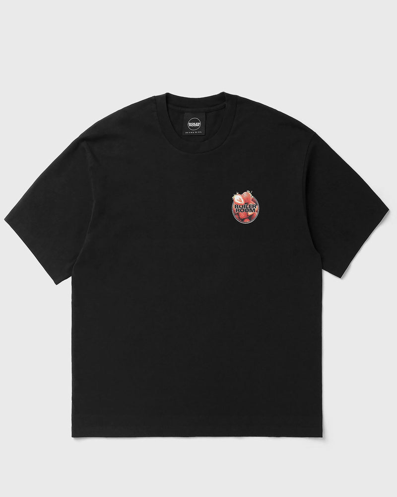 Boiler Room Strawberry LOGO TEE black