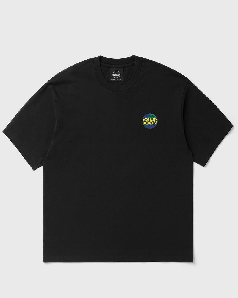 Boiler Room Globe LOGO TEE black