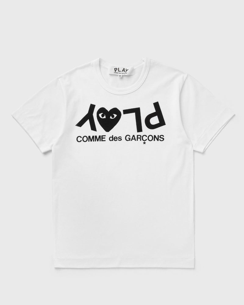 Comme Des Garçons Play PLAY LOGO Print TEE white
