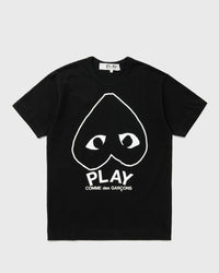 Comme des Garçons Play Logo Print Tee Black