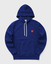 Comme Des Garçons Play Red Heart Emblem Sweatshirt Blue