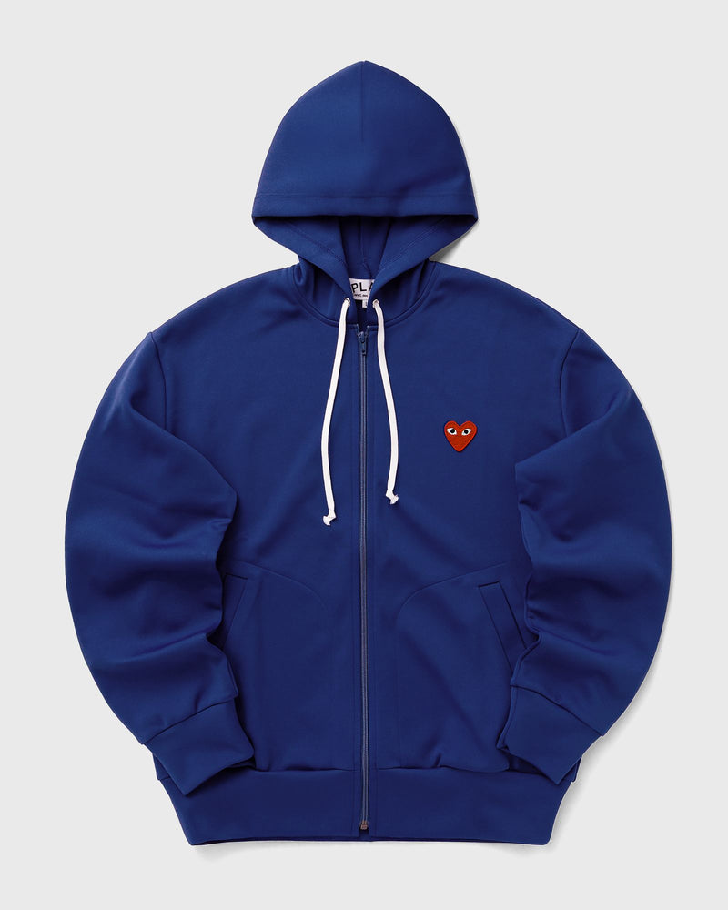 Comme des Garons Play SWEATSHIRT RED EMBLEM KNIT blue