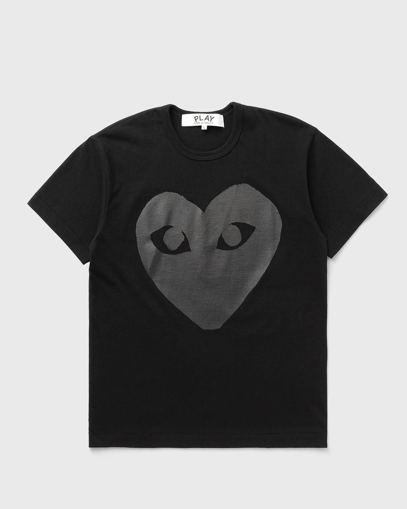 Comme des Garons Play LOGO PRINT KNIT TEE black