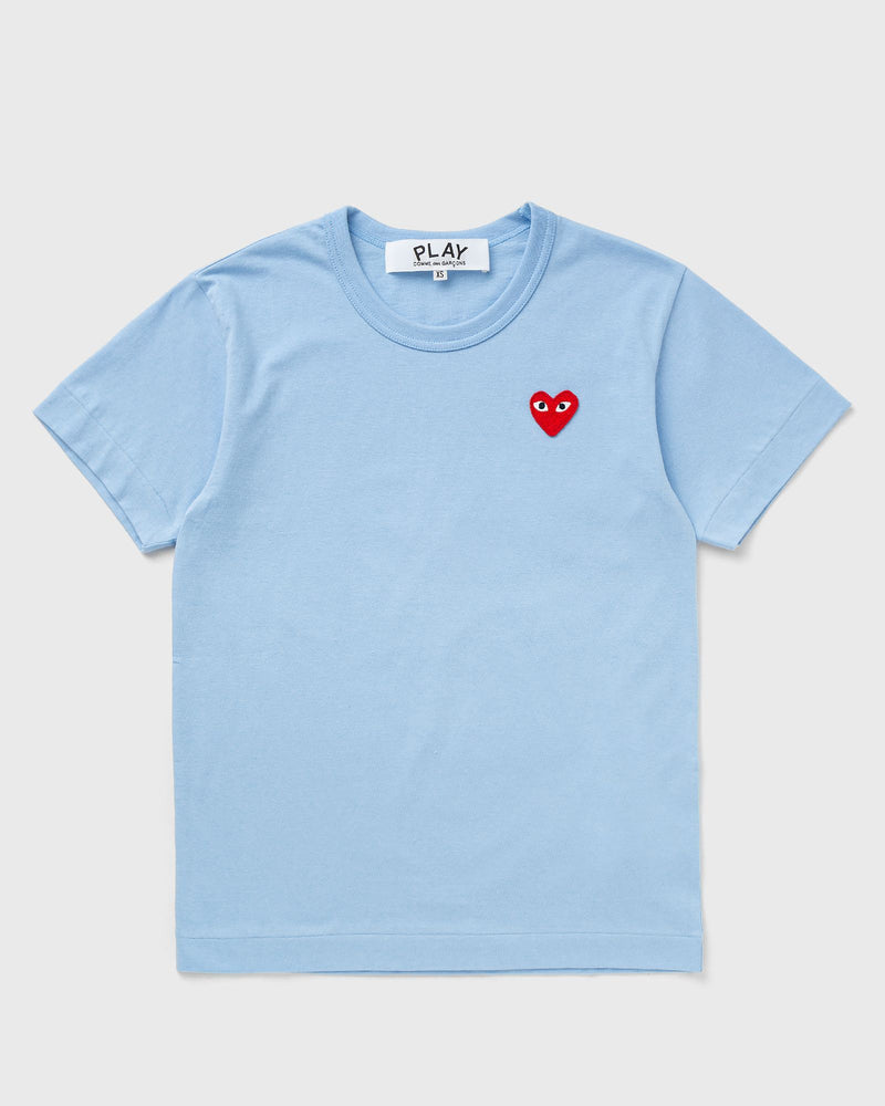 Comme des Garons Play RED EMBLEM TEE blue
