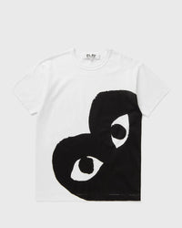 Comme des Garçons Play Tee Logo Print Knit Black|white